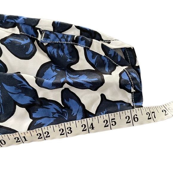 🌸 Banana Republic Cropped Floral Pants Bottoms 4 - Picture 5 of 7